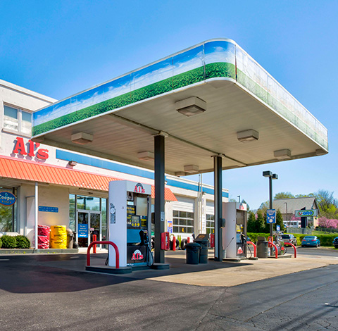 Gas Station with Ethanol-Free Gas